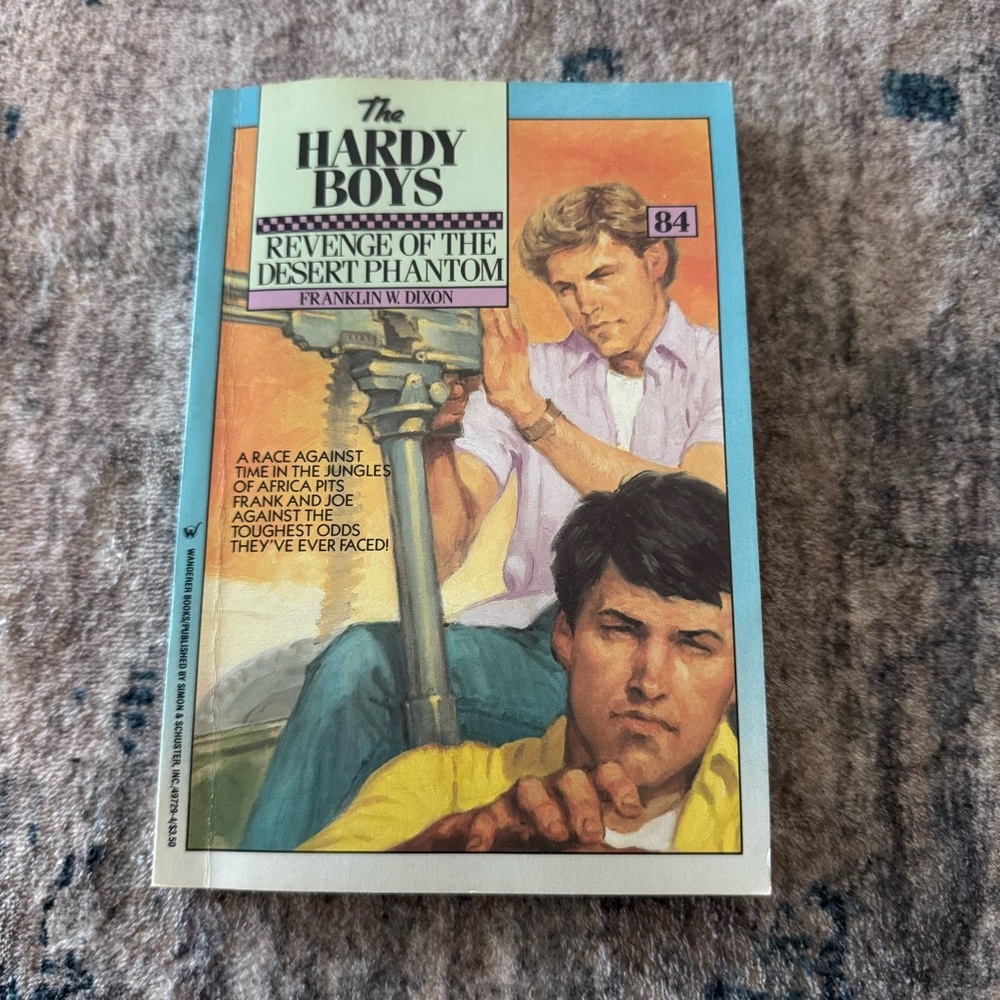 The Hardy Boys #84 Revenge Of‎ The Desert Phantom Wanderer Paperback 1985